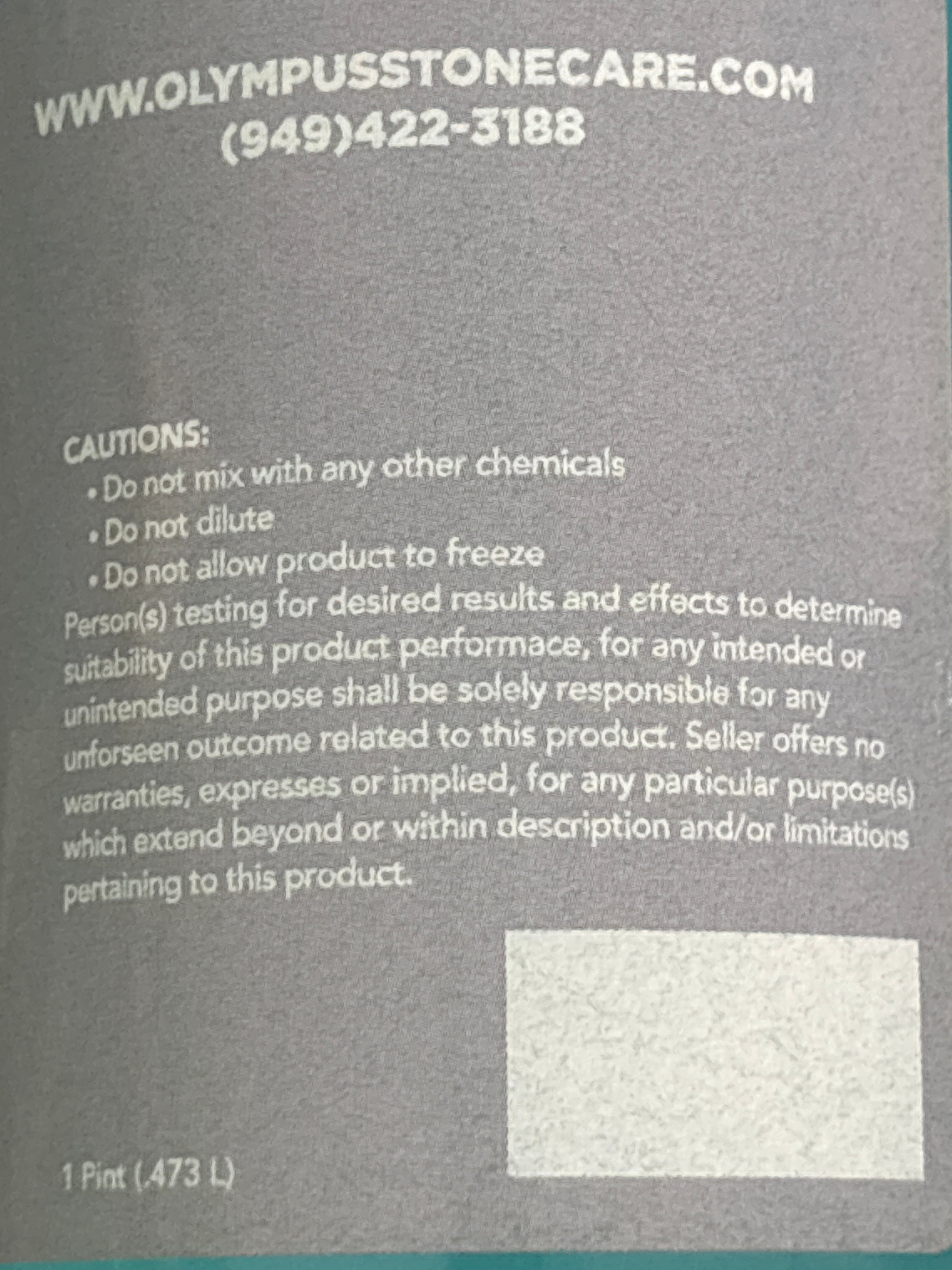 Olympus Stone Care Countertop Daily Cleaner